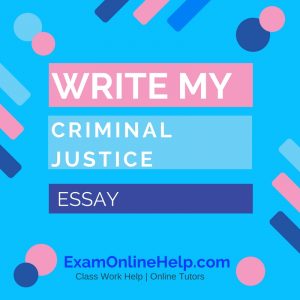 Rsl how to write a criminal justice paper